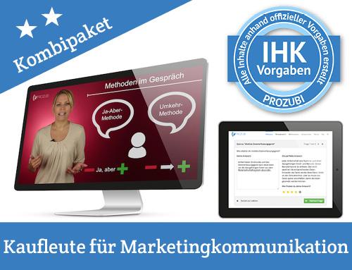 Kaufmann/-frau für Marketingkommunikation - Kombipaket Abschlussprüfung