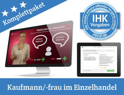Kaufmann/-frau im Einzelhandel - Komplettpaket für Teil 2 der Abschlussprüfung